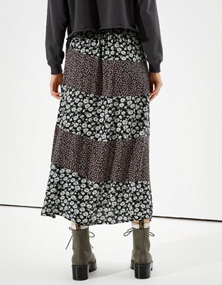 Женские юбки American Eagle AE Printed Midi Skirt — фото 2