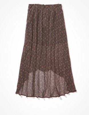 AE High-Waisted Asymmetrical Midi Skirt