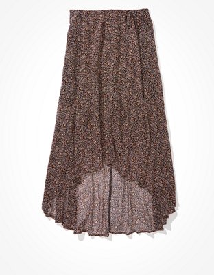 AE High-Waisted Asymmetrical Midi Skirt