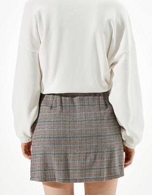 AE Plaid Mini Skirt