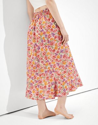 Женские юбки American Eagle AE Silky High-Waisted Midi Skirt — фото 2
