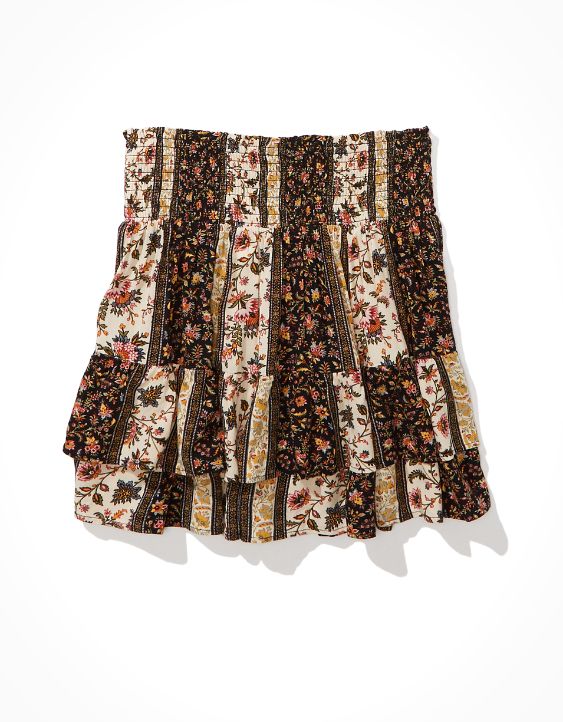 AE Tiered Ruffled Mini Skirt