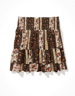 Женские юбки American Eagle AE Tiered Ruffled Mini Skirt — фото 3