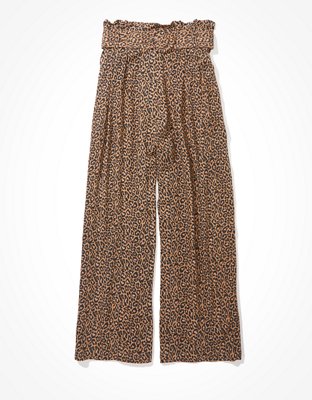 AE High-Waisted Paperbag Wide Leg Pant
