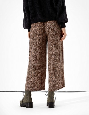 Женские брюки American Eagle AE High-Waisted Paperbag Wide Leg Pant — фото 2