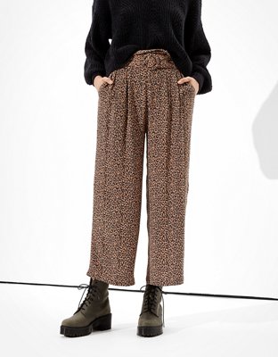 AE High-Waisted Paperbag Wide Leg Pant