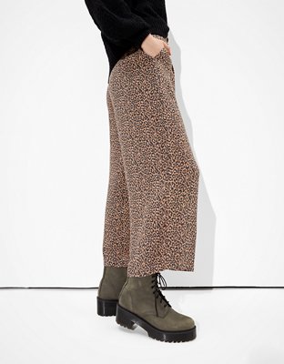 Женские брюки American Eagle AE High-Waisted Paperbag Wide Leg Pant — фото 4