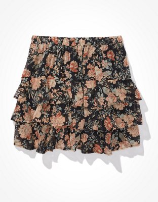Женские юбки American Eagle AE Ruffled Tiered Mini Skirt — фото 4