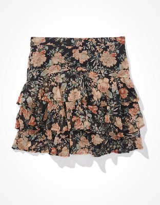 Женские юбки American Eagle AE Ruffled Tiered Mini Skirt — фото 3