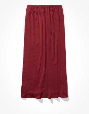 American eagle 2025 red midi skirt