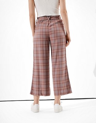 AE High-Waisted Belted Wide Leg Pant