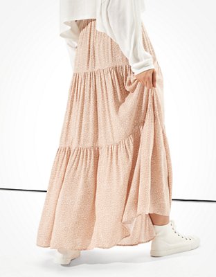Женские юбки American Eagle AE Tiered Maxi Skirt — фото 2