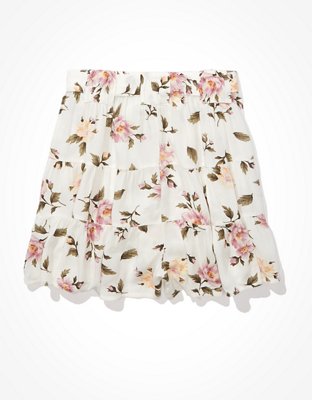 Женские брюки American Eagle AE Tiered Tie-Up Short — фото 4