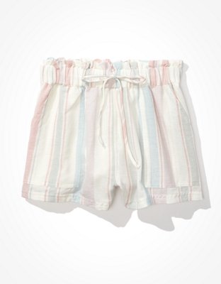 Женские брюки American Eagle AE Striped Paperbag Short — фото 2