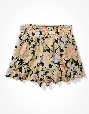 Женские брюки American Eagle AE Floral Ruffle Short — фото 3