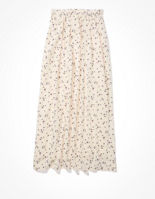 Женские юбки American Eagle AE Floral Button-Up Slit Midi Skirt — фото 4