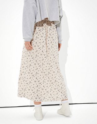 Женские юбки American Eagle AE Floral Button-Up Slit Midi Skirt — фото 2