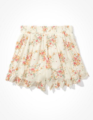 Женские брюки American Eagle AE Floral Ruffle Runner Short — фото 4