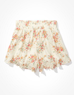 Женские брюки American Eagle AE Floral Ruffle Runner Short — фото 3