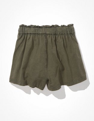 Женские брюки American Eagle AE Solid Paperbag Short — фото 4