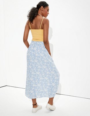 Женские юбки American Eagle AE Floral Midi Slip Skirt — фото 2