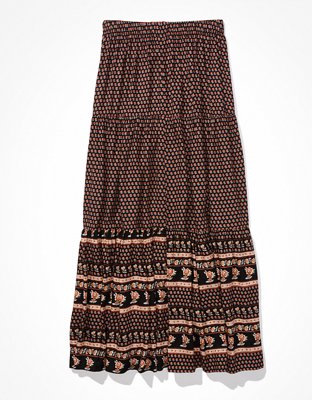 AE Tiered Midi Skirt