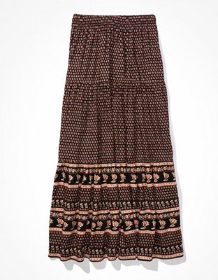 AE Tiered Midi Skirt