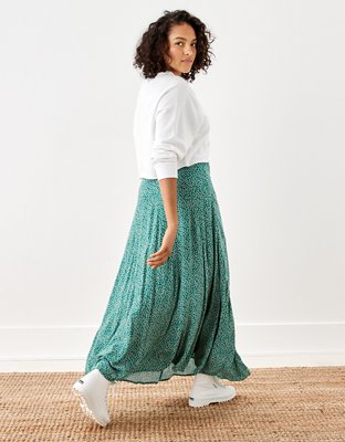 Женские юбки American Eagle AE Floral Maxi Skirt — фото 2