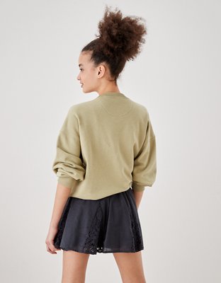 Женские юбки American Eagle AE Crochet Skater Skirt — фото 2