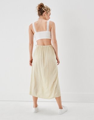 Женские юбки American Eagle AE Floral Tie-Waist Midi Skirt — фото 2
