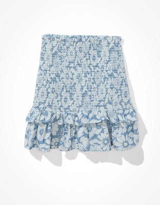 Женские юбки American Eagle AE Floral Ruffle Mini Skirt — фото 3