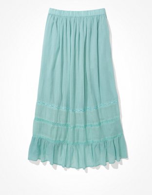 Женские юбки American Eagle AE Hi-Low Midi Skirt — фото 4