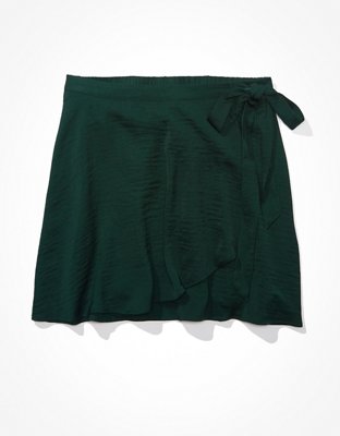 AE Silky Wrap Mini Skirt