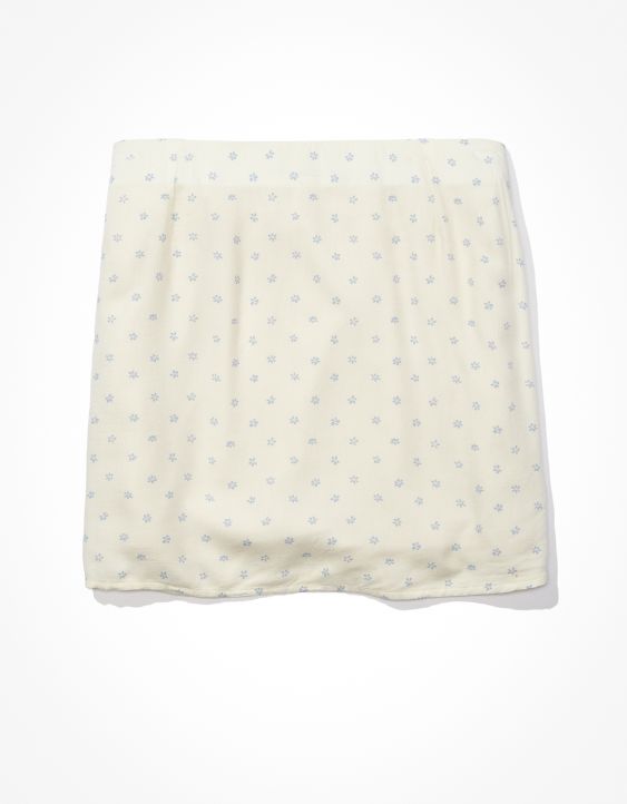 AE Floral Slit Mini Skirt