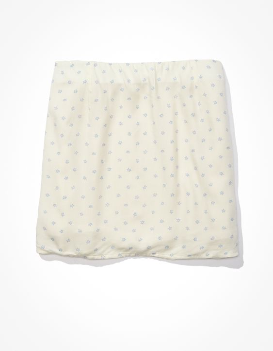 AE Floral Slit Mini Skirt