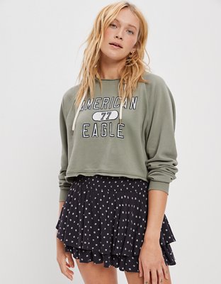 AE Floral Smocked Waist Mini Skort