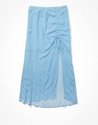 AE Midi Skirt floral sin botones ni cierre