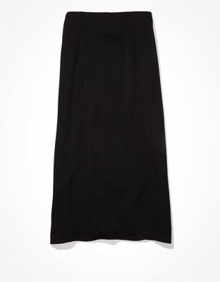 Jupe mi-longue avec fente à taille haute AE