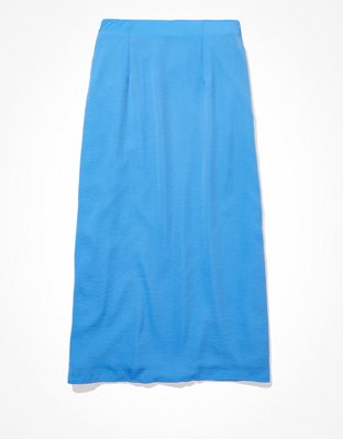 AE High-Waisted Slit Midi Skirt