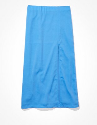 Женские юбки American Eagle AE High-Waisted Slit Midi Skirt — фото 3