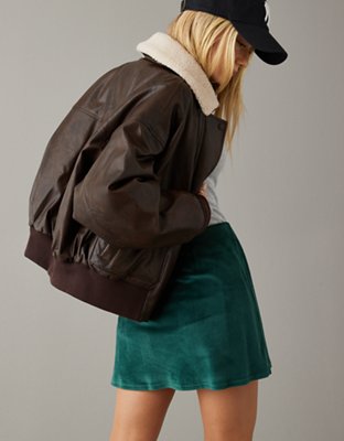 AE It Knit Velvet Skort