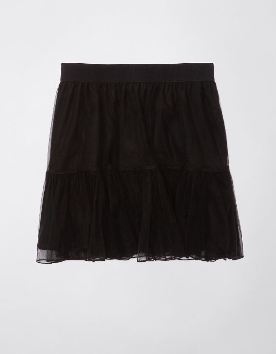AE High-Waisted Tulle Mini Skirt