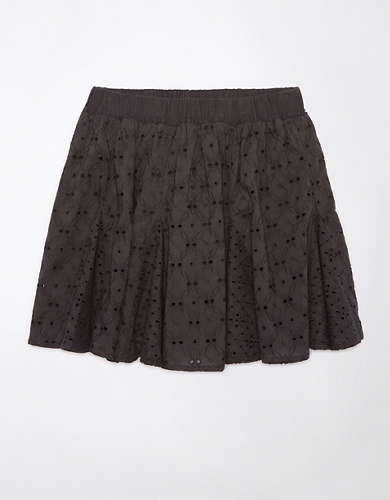AE High-Waisted Vegan Leather Mini Skort AE High-Waisted Vegan Leather Mini Skort