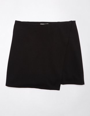 AE It Knit Asymmetrical High-Waisted Mini Skort