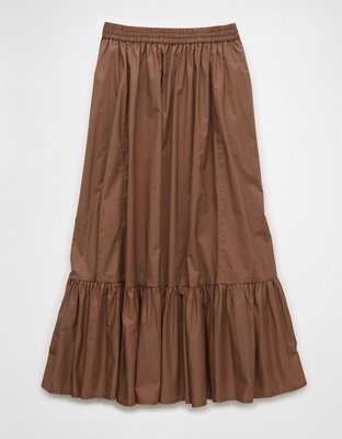 AE High-Waisted Ruffle Maxi Skirt