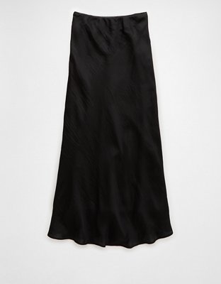 AE High-Waisted Midi Slip Skirt