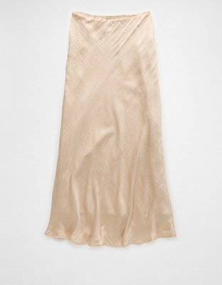 AE High-Waisted Midi Slip Skirt