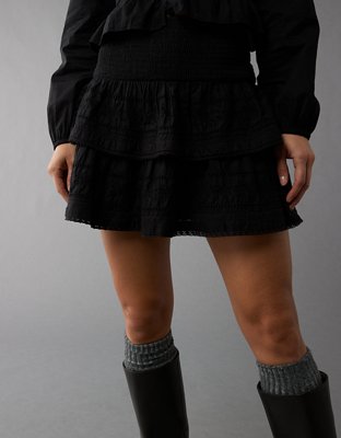 Женские юбки American Eagle AE Stretch High-Waisted Mini Skirt — фото 8
