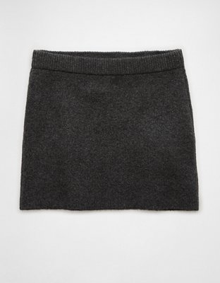 AE High-Waisted Sweater Mini Skirt