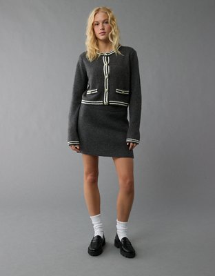 Женские юбки American Eagle AE High-Waisted Sweater Mini Skirt — фото 2